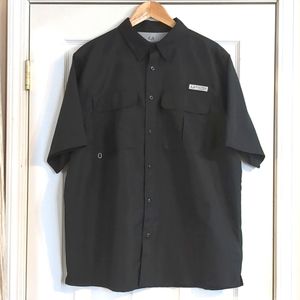 Realtree FISHING | black collared shirt - size Large